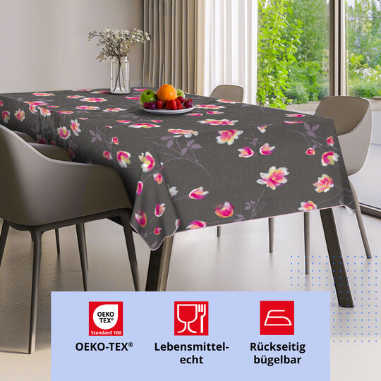 Tischdecke Monte Carlo Cheryl anthrazit image number null